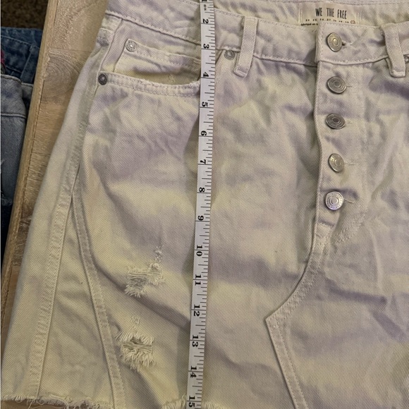 We The Free Off-White Jean Skirt - Picture 3 of 5